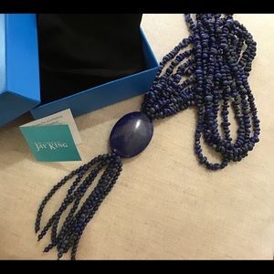 Jay King genuine blue lapis necklace